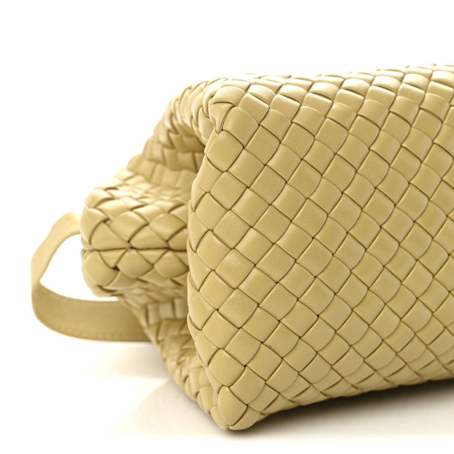 Nappa Intrecciato Padded Small The Top Handle Tote Bag Porridge