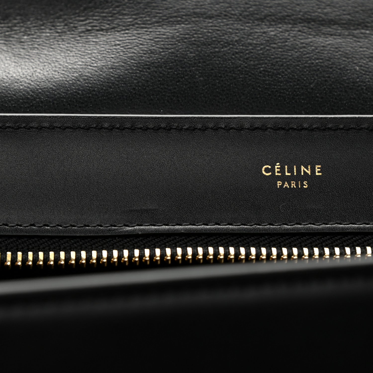 Celine Bullhide Calfskin Nubuck Medium Tri-Color Trapeze Coffee 10 of 11