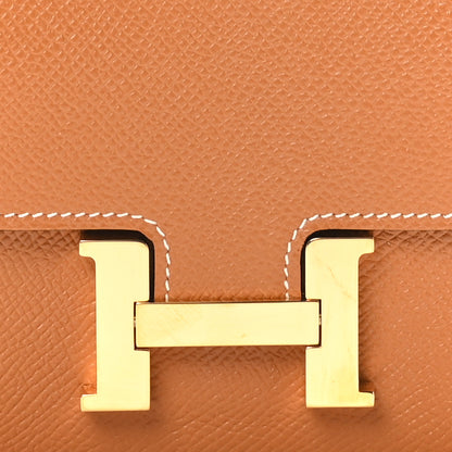Hermes Epsom Constance Slim Wallet Gold 8 of 9