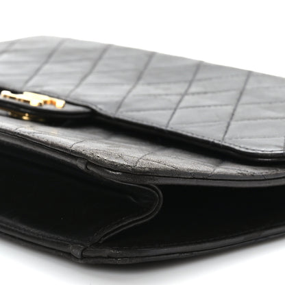 Chanel Lambskin Quilted Medium Single Flap Black 11 of 11
