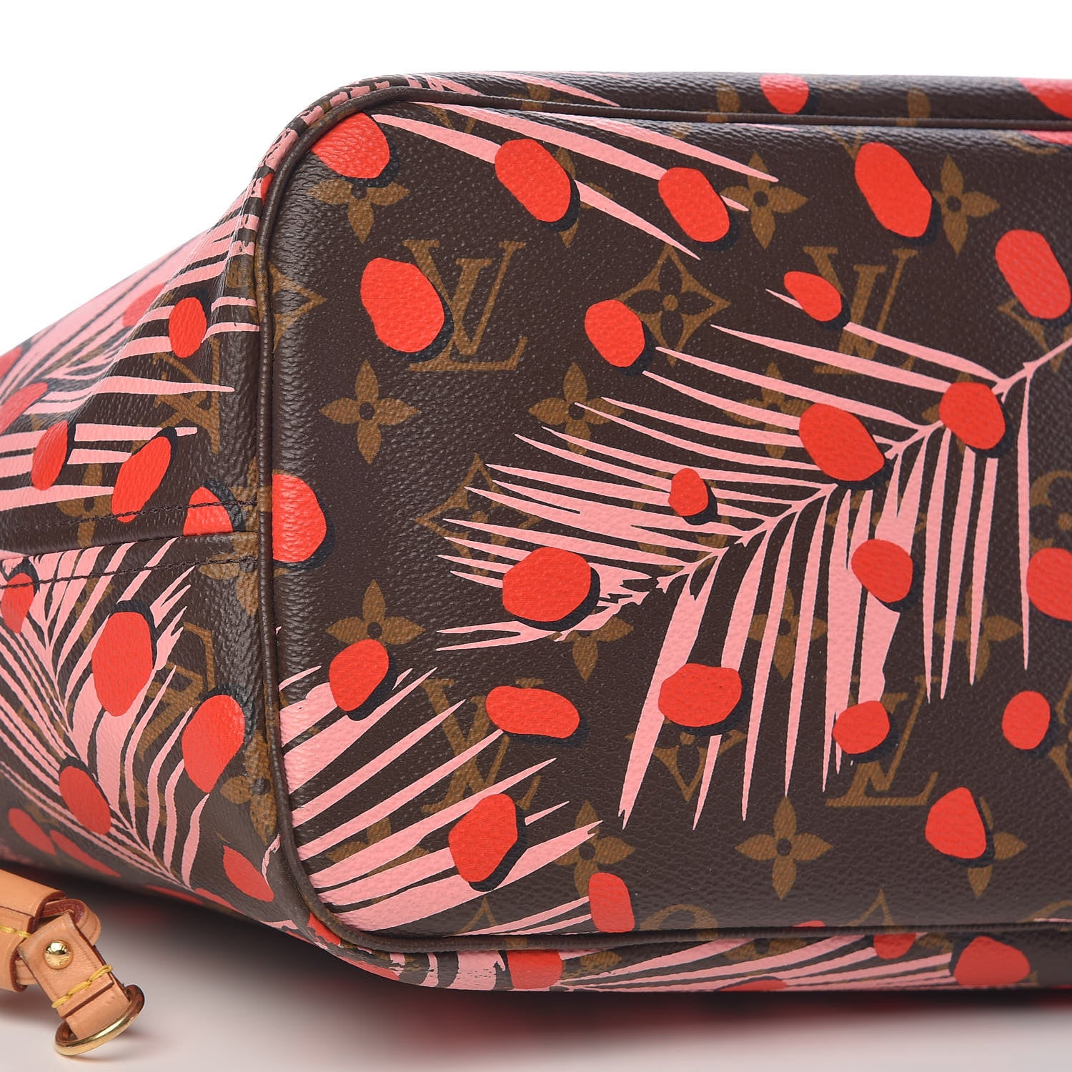 Louis Vuitton Monogram Jungle Dots Neo Neverfull MM Sugar Pink Poppy 10 of 13