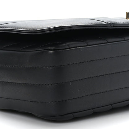 Chanel Calfskin Chevron Quilted Large Statement Flap Black 8 of 9