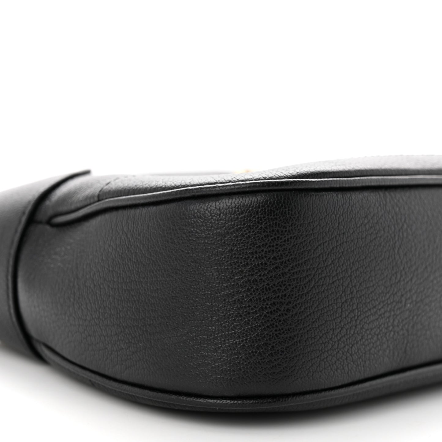 Goatskin Small Aphrodite Shoulder Bag Black