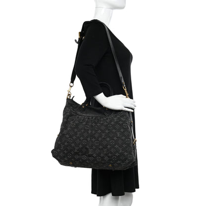 Louis Vuitton Denim Neo Cabby GM Black 2 of 9