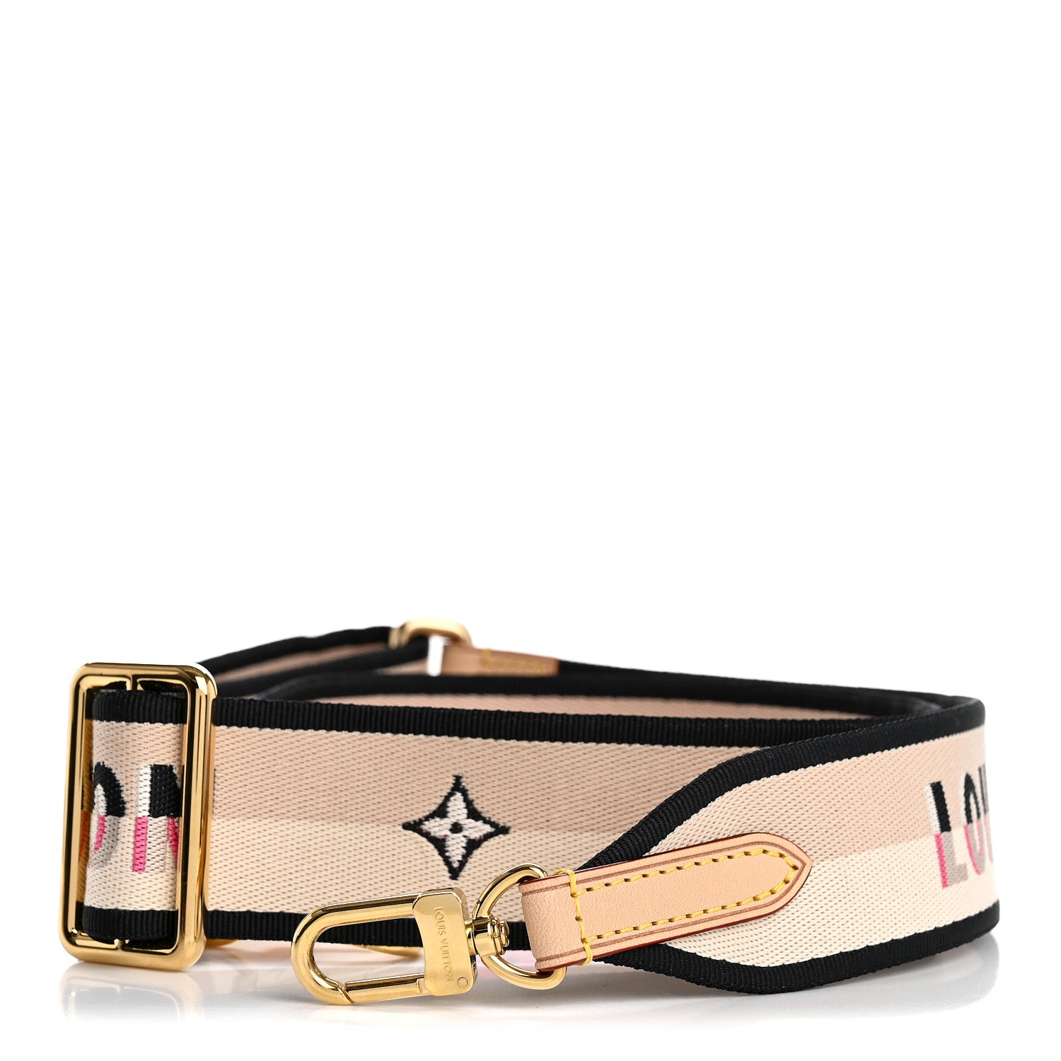 Louis Vuitton Jacquard Speedy Bandouliere 20 Shoulder Strap Black 1 of 3