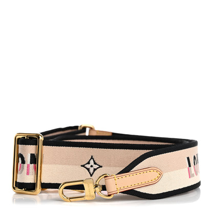 Louis Vuitton Jacquard Speedy Bandouliere 20 Shoulder Strap Black 1 of 3