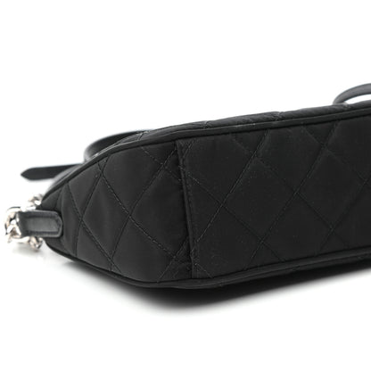 Prada Nylon Tessuto Impuntu Quilted Crossbody Bag Black 8 of 9