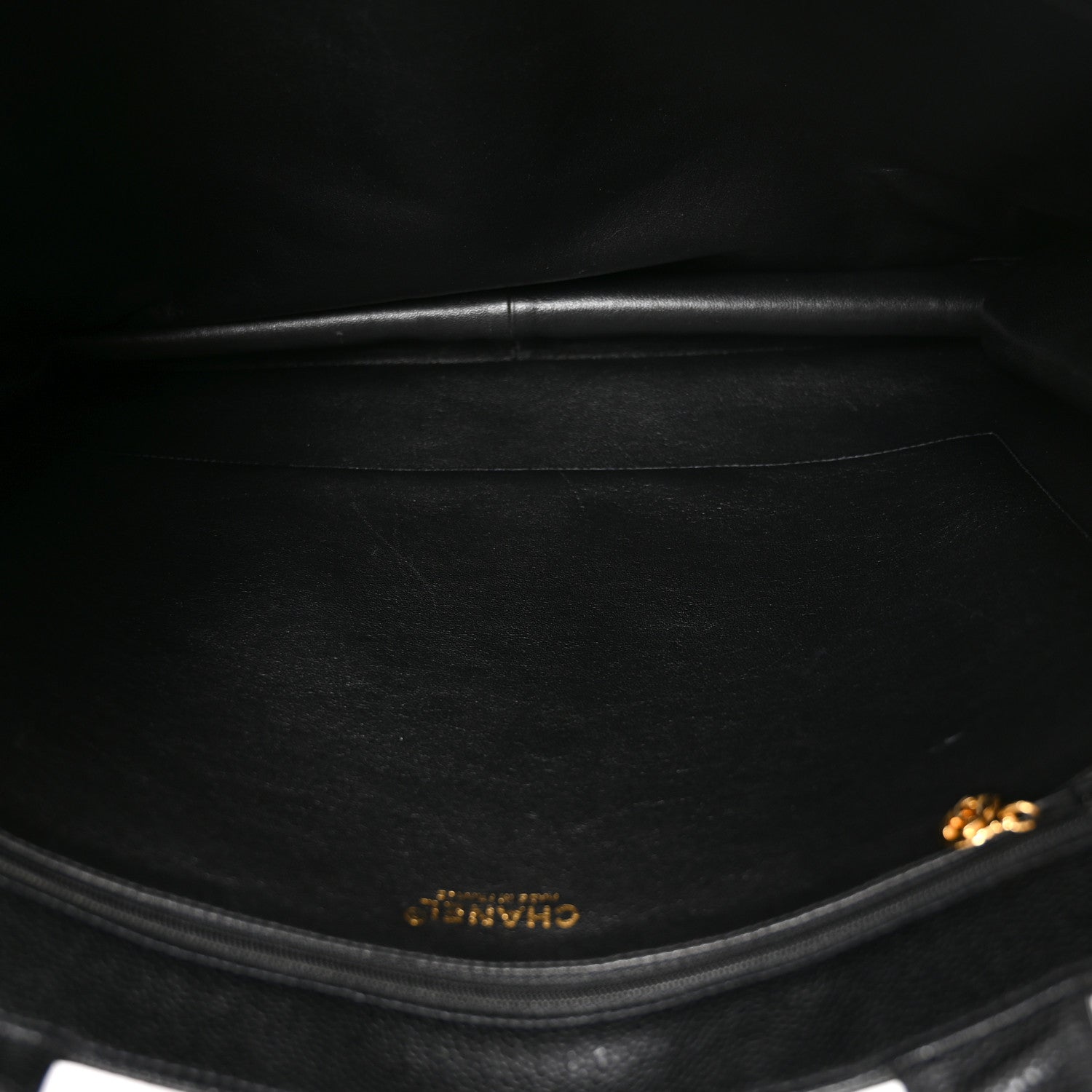 Chanel Caviar CC Tote Black 5 of 10