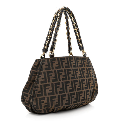 Fendi Zucca Small Mia Tote Tobacco 3 of 12