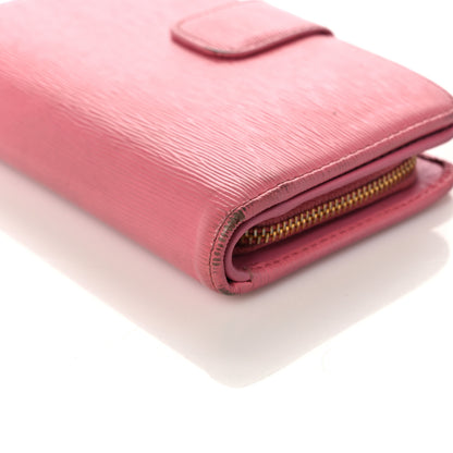 Prada Vitello Move Compact Wallet Geranio 12 of 19