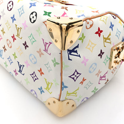 Louis Vuitton Monogram Multicolor Speedy 30 White 9 of 9
