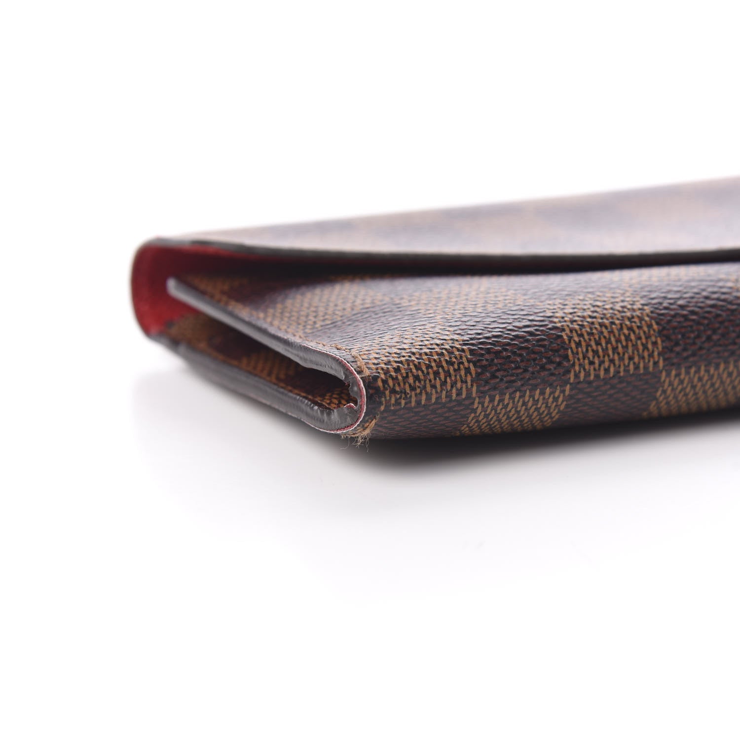 Louis Vuitton Damier Ebene Josephine Wallet Red 7 of 11