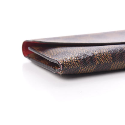 Louis Vuitton Damier Ebene Josephine Wallet Red 7 of 11