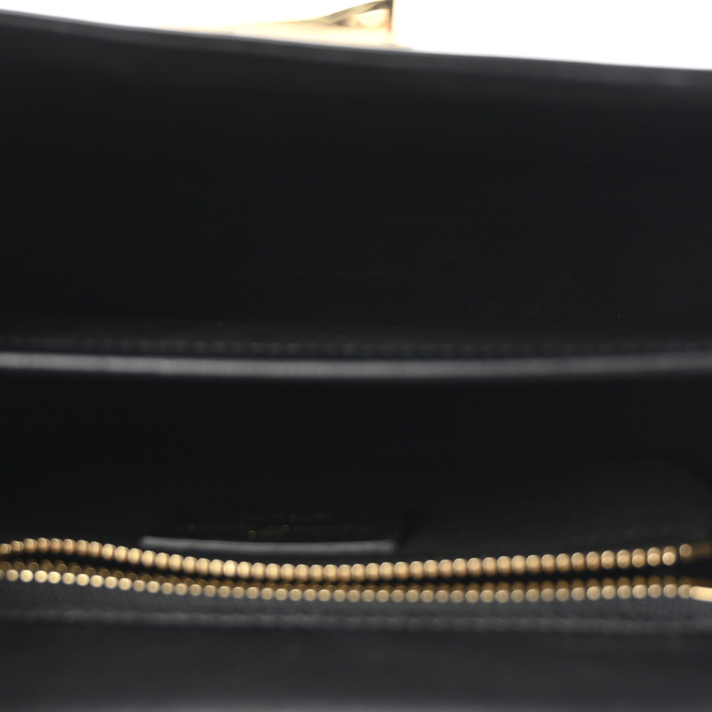 Brushed Off Calfskin Mini Iconic Top Handle Bag Black