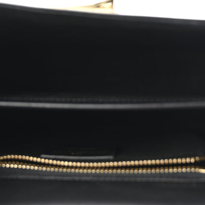 Salvatore Ferragamo Brushed Off Calfskin Mini Iconic Top Handle Bag Black 5 of 13