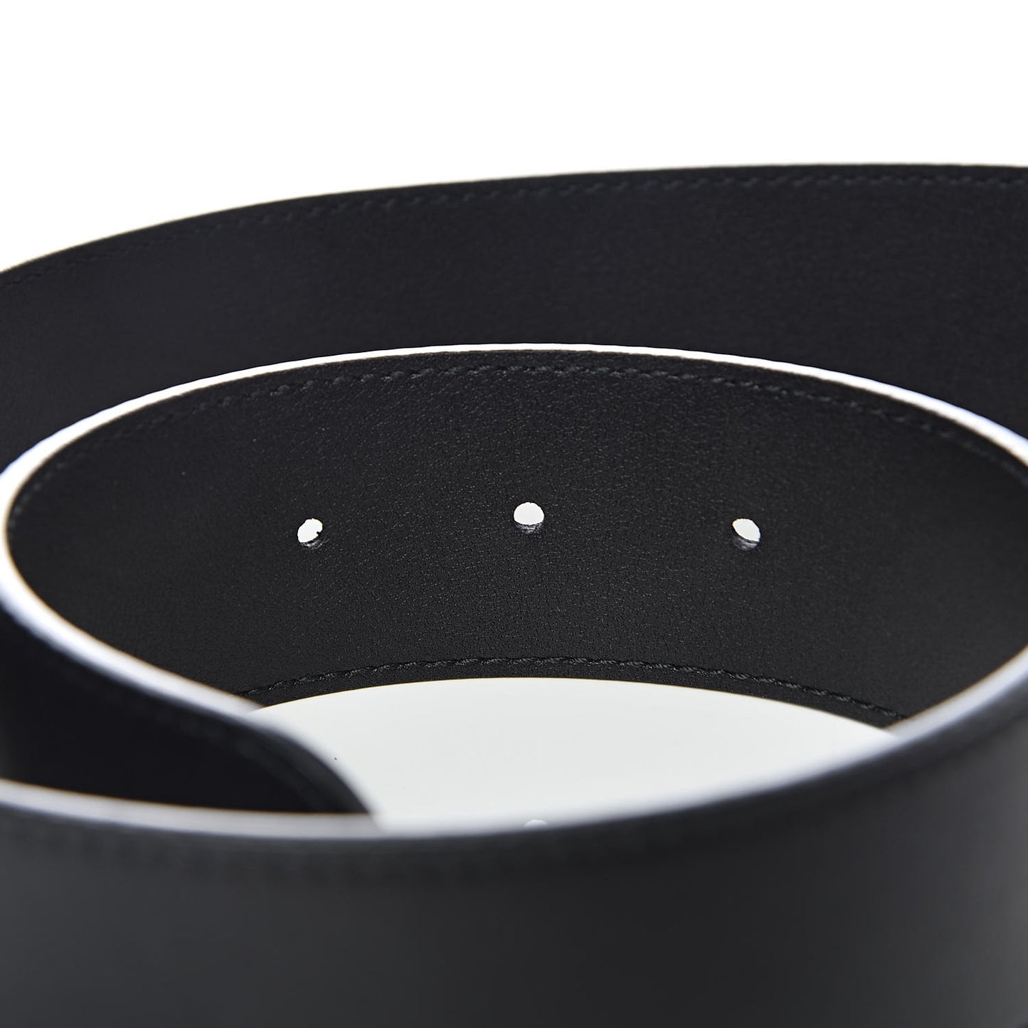 Moon Calfskin Torchon Double G 40mm Belt 85 34 Black