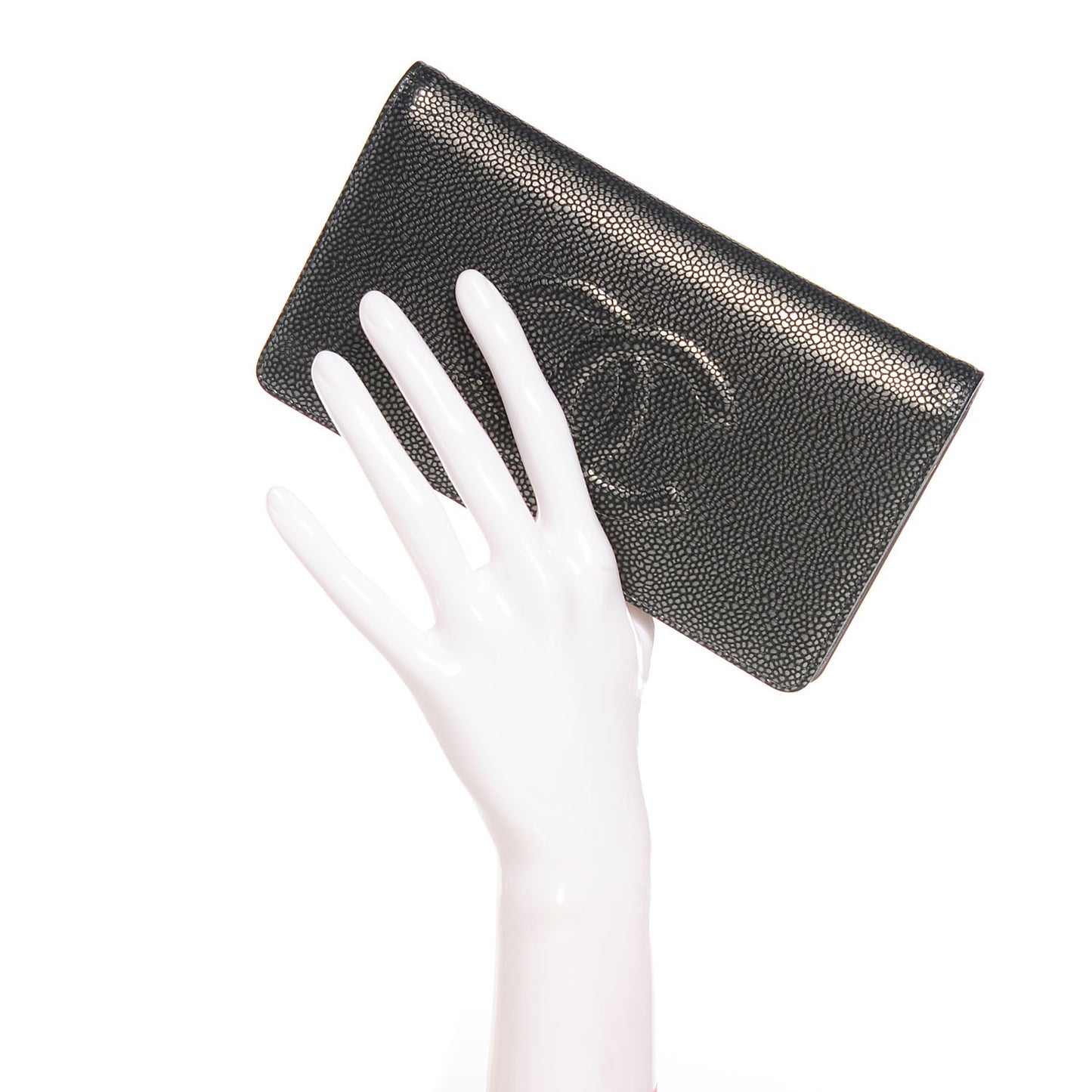 Caviar Yen Wallet Dark Silver