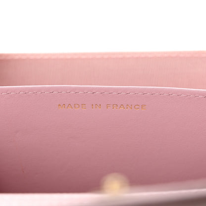 Chanel Caviar Quilted Coco Candy Card Holder On Chain Light Pink 7 of 12