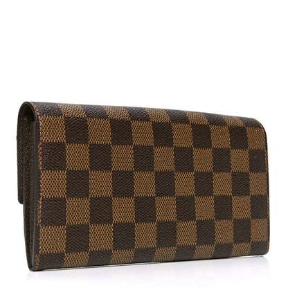 Louis Vuitton Damier Ebene Sarah Wallet 2 of 4