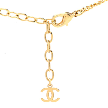 Chanel Metal CC Chain Pendant Necklace Gold 5 of 7