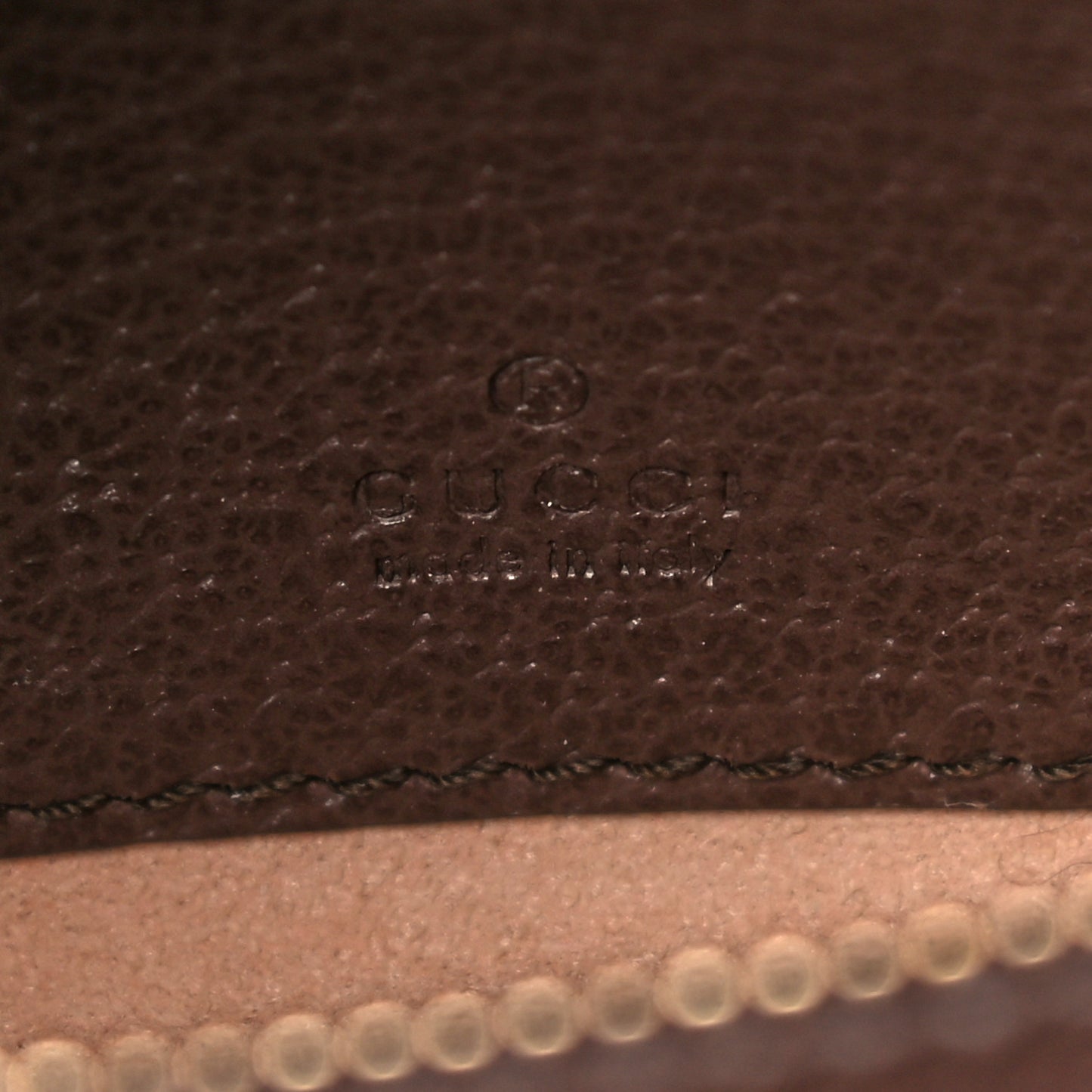 GG Supreme Monogram Textured Calfskin Web Mini Ophidia Half Moon Hobo Beige Ebony New Acero