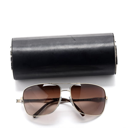 Bulgari Aviator Sunglasses 5019 Gold 9 of 9