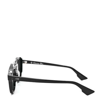 Christian Dior Abstract Square Mirrored Sunglasses Black 3 of 9