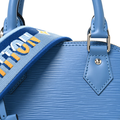 Louis Vuitton Epi Jacquard Alma BB Bleuet 7 of 9