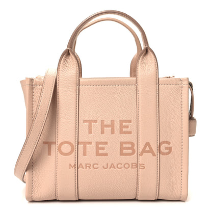 Marc Jacobs Grained Calfskin Small The Tote Bag Rose Dust 1 of 10