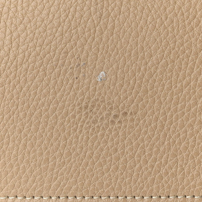 Celine Drummed Calfskin Micro Luggage Dune 12 of 13