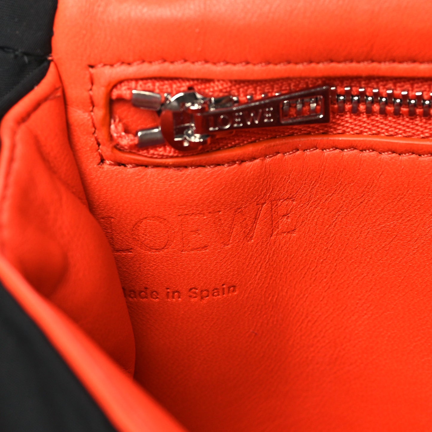 Nylon Mini Goya Puffer Bag Black