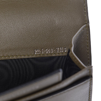 Valentino Garavani Calfskin Rockstud Travel Wallet Army Green 8 of 8