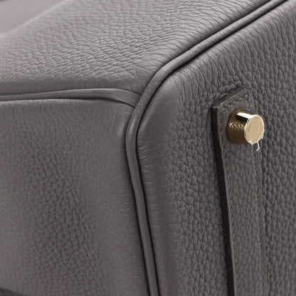 Hermes Togo Birkin 40 Etain 10 of 12