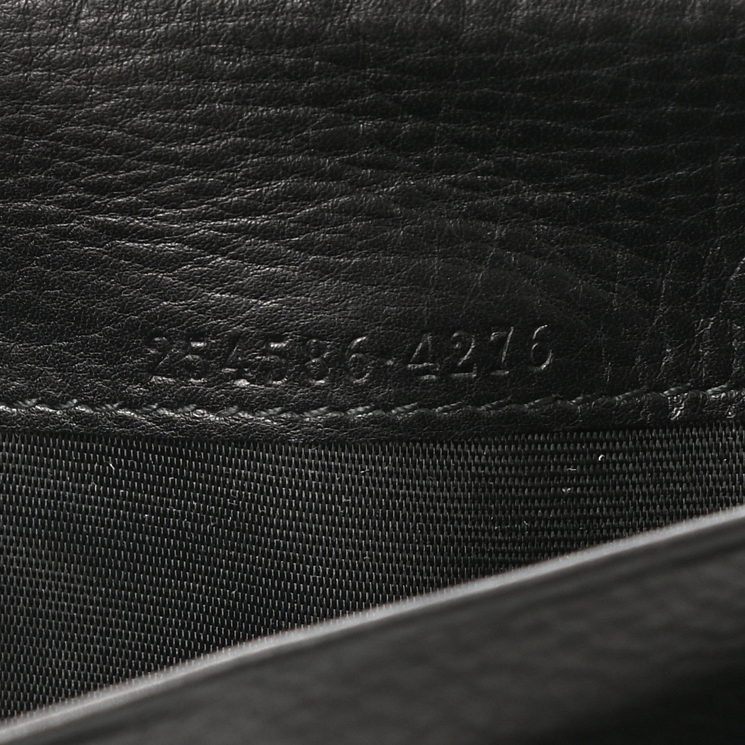Gucci Monogram Continental Flap Wallet Black 7 of 8