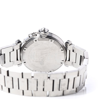 Cartier Stainless Steel 35mm Pasha GMT Automatic Watch 5 of 6