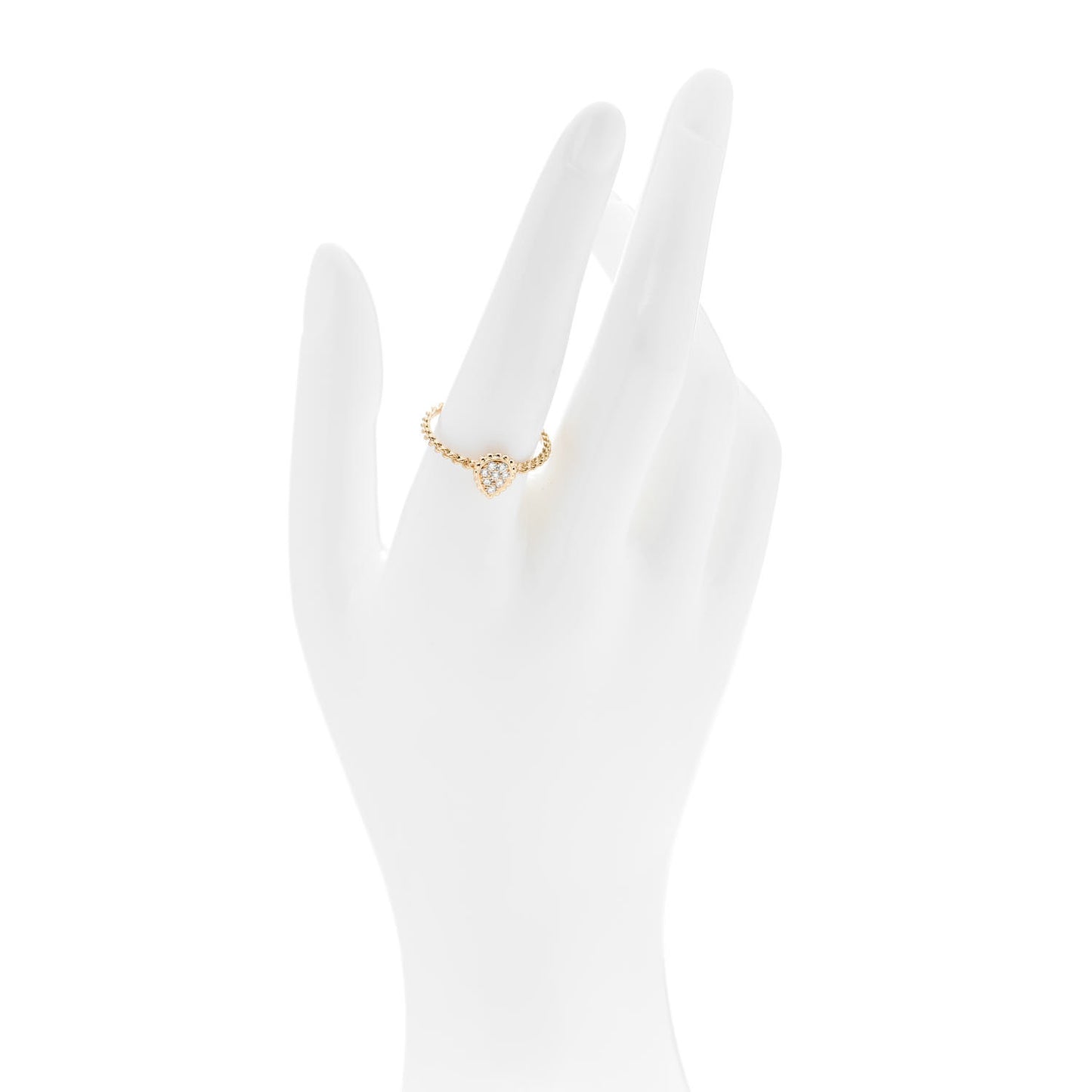 18K Yellow Gold Diamond XS Serpent Boheme Ring 59 8.75