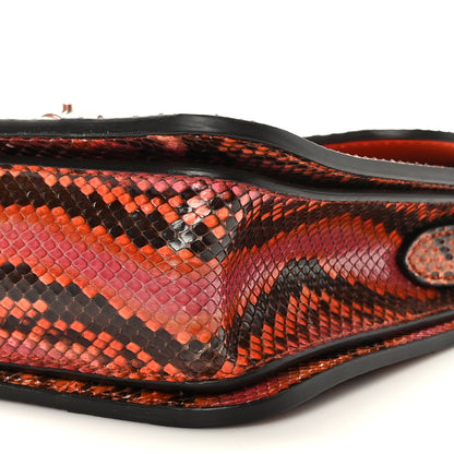 Gucci Snakeskin Small Jackie Shoulder Bag Deep Paprika Rocky 9 of 9