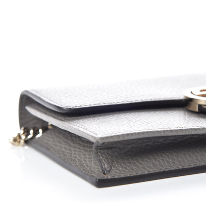 Gucci Dollar Calfskin Interlocking G Chain Wallet Loess 5 of 10