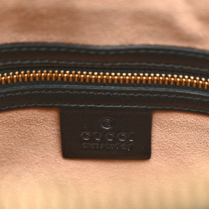 Gucci Guccissima Signature Nappa Small Zip Top Tote Black 6 of 10