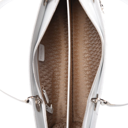 Christian Dior Lambskin Cannage Soft Lady Dior East West White 8 of 20