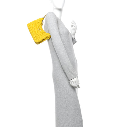 Prada Tessuto Nylon Gaufre Shoulder Bag Giallo 3 of 21