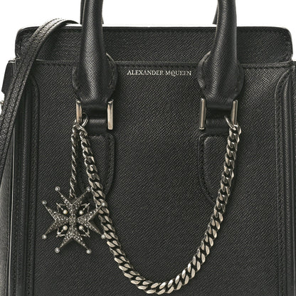 Alexander McQueen Grained Calfskin Small Heroine Black 7 of 9