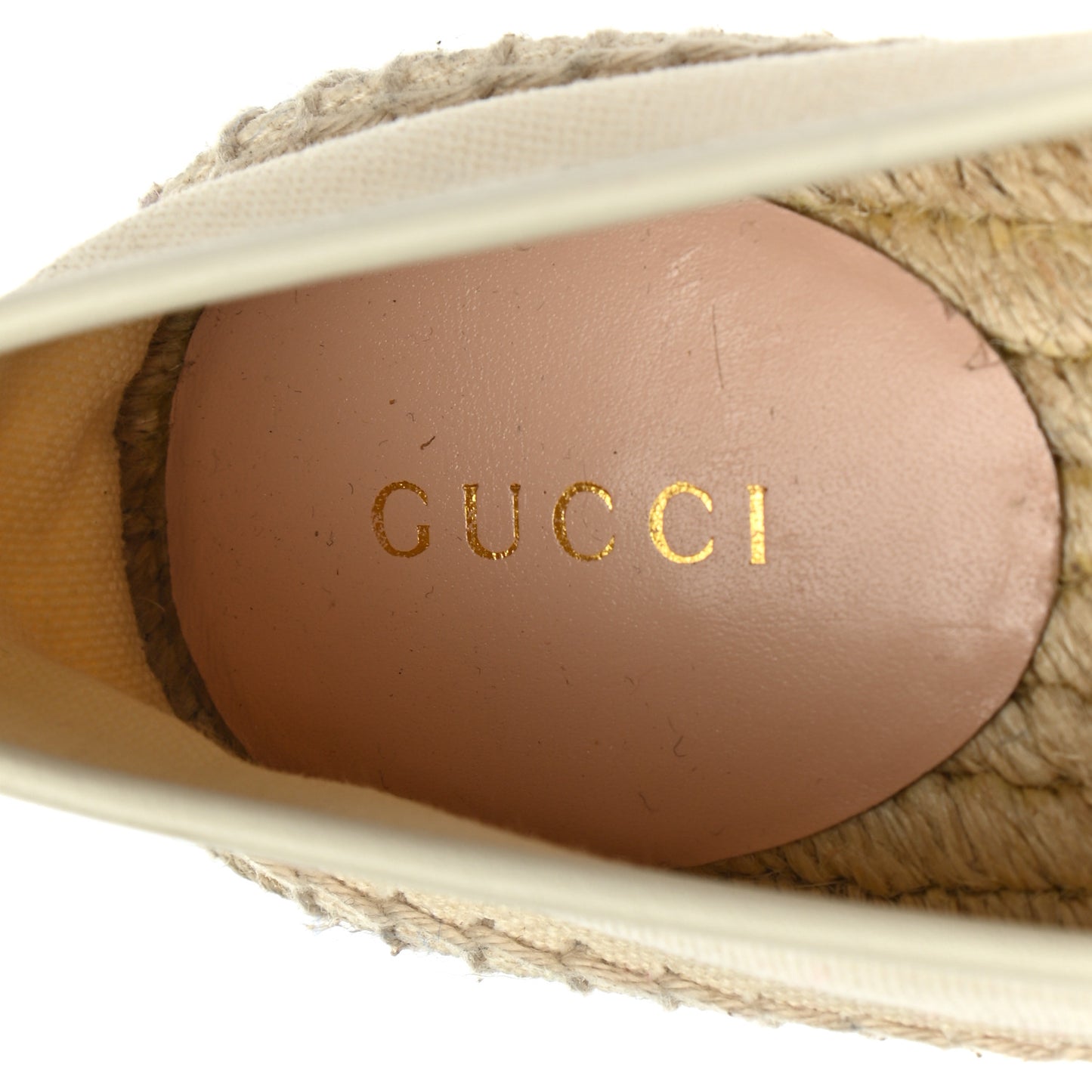 Canvas Logo Espadrilles 35 Greggio White