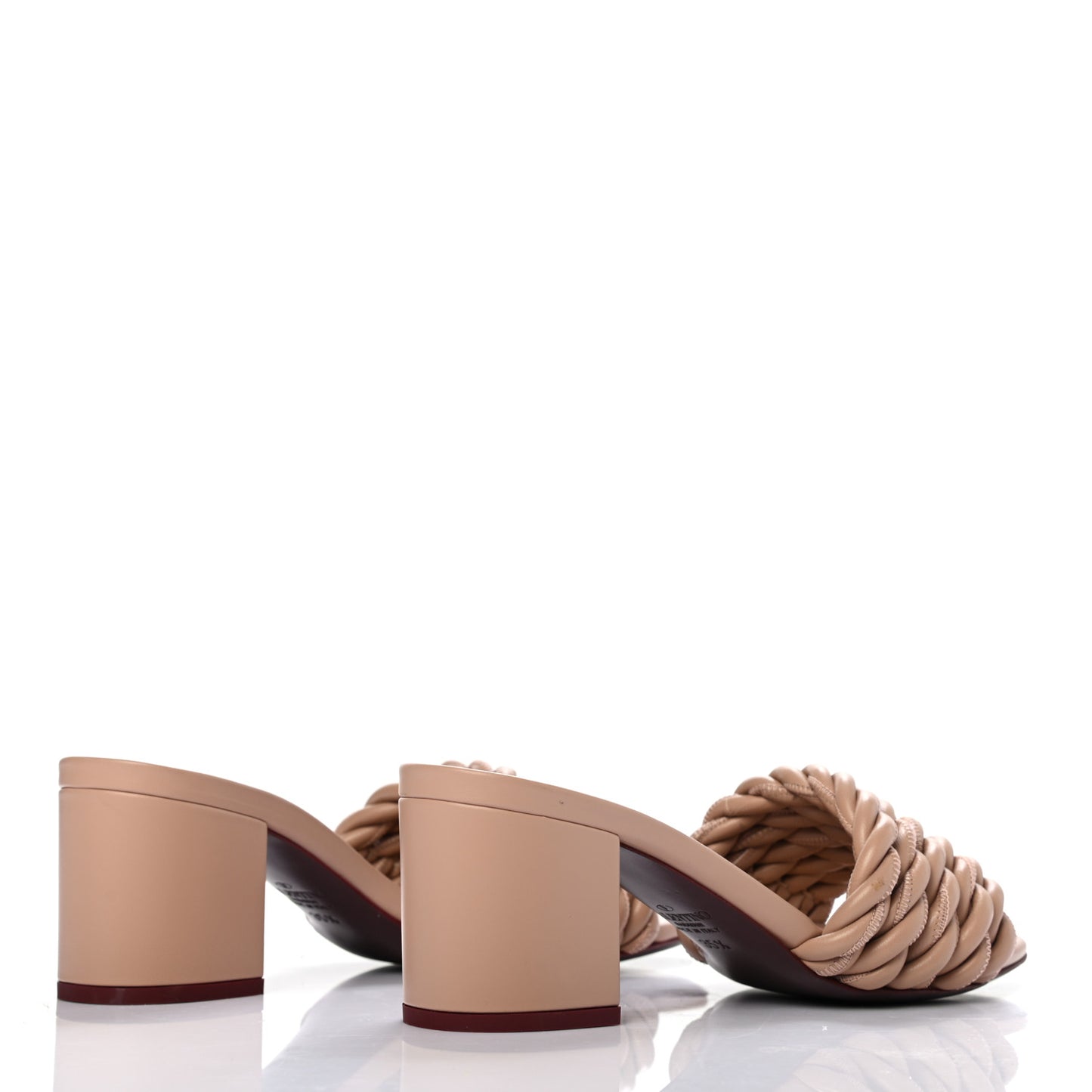 Nappa Rope 60mm Slide Sandals 35.5 Rose Cannelle