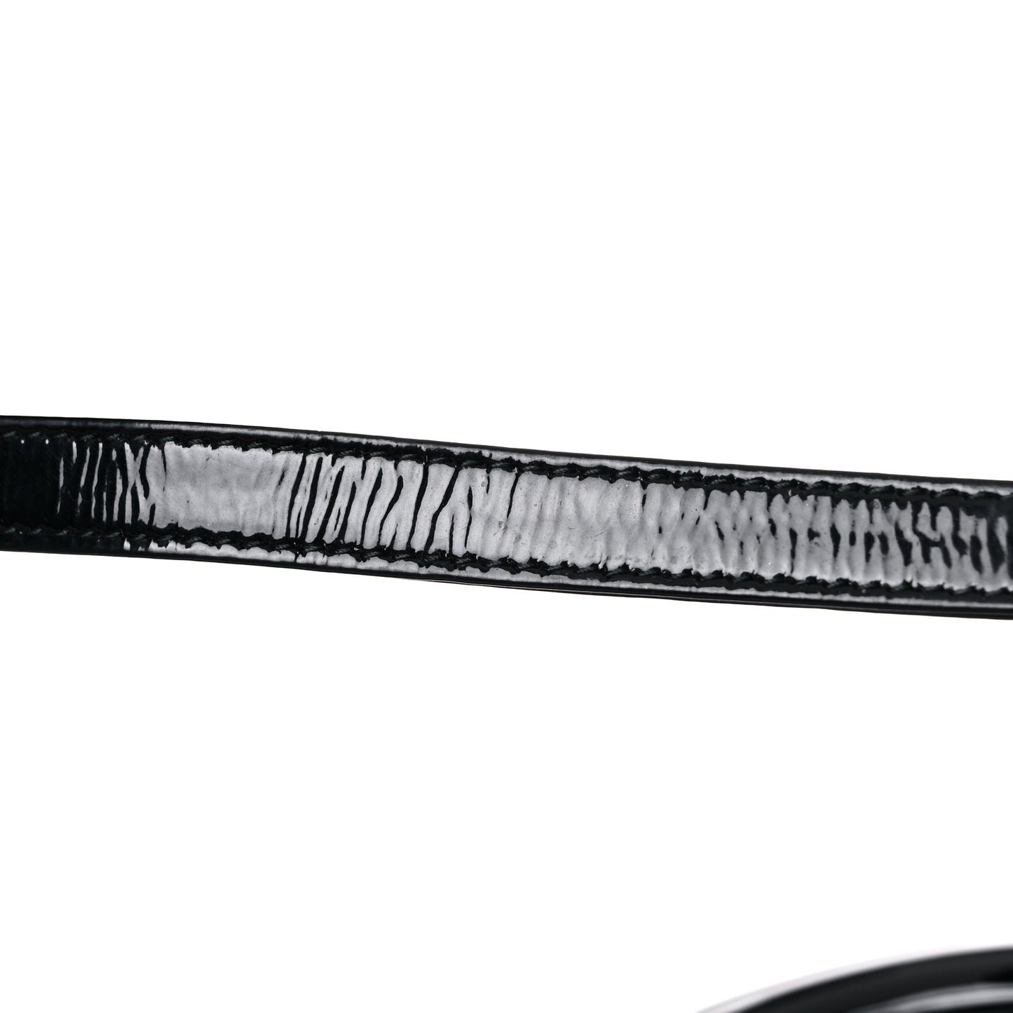 Patent Cannage Large Lady Dior Black