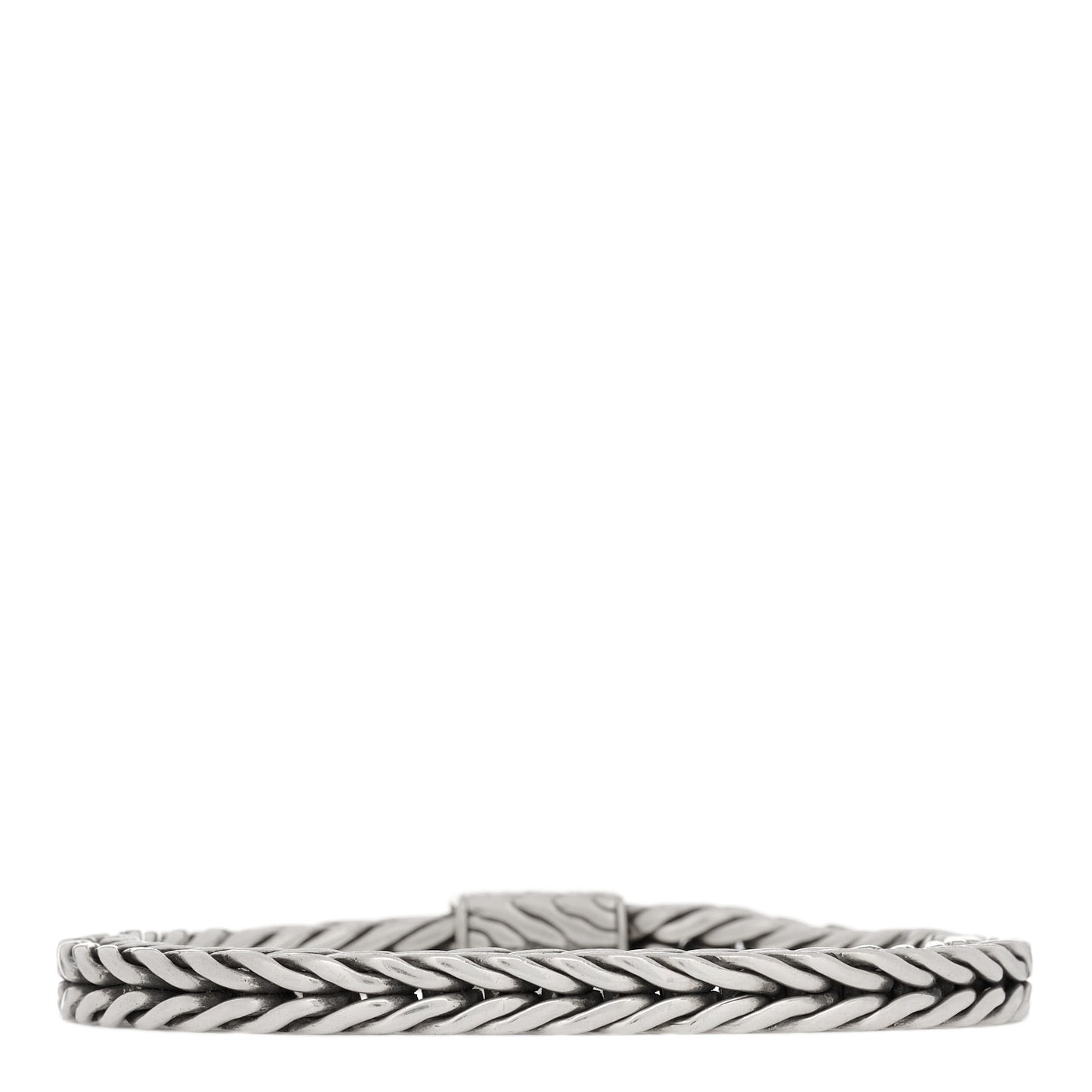 Sterling Silver 6mm Square Classic Chain Bracelet