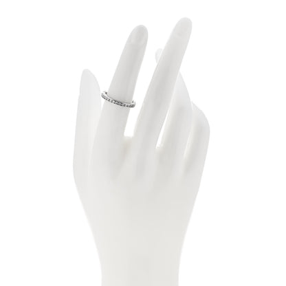 Tiffany Platinum Diamond .25ctw Half Circle Wedding Band Ring 52 6 2 of 6