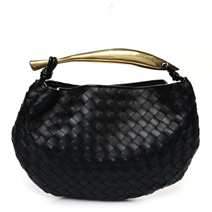 Bottega Veneta Nappa Intrecciato Sardine Bag Black 1 of 8