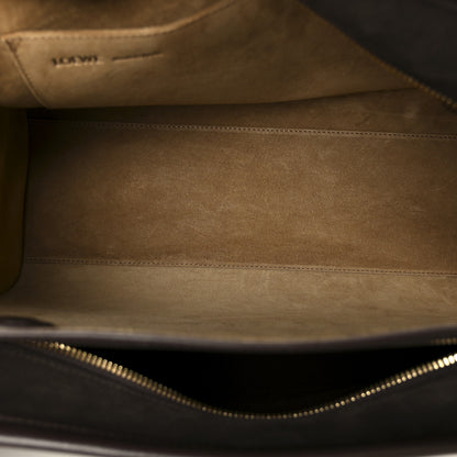 Loewe Suede Calfskin Large Amazona 180 Dark Chestnut 5 of 11