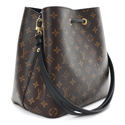 Louis Vuitton Monogram Neonoe MM Black 3 of 10